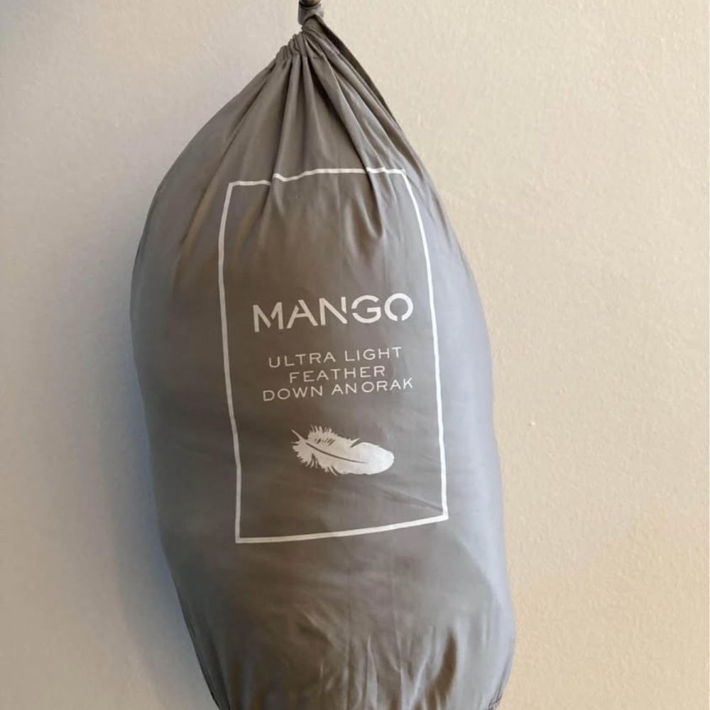 Mango lightweight down filled jacket - Taupe- size S - Picture 4 of 6